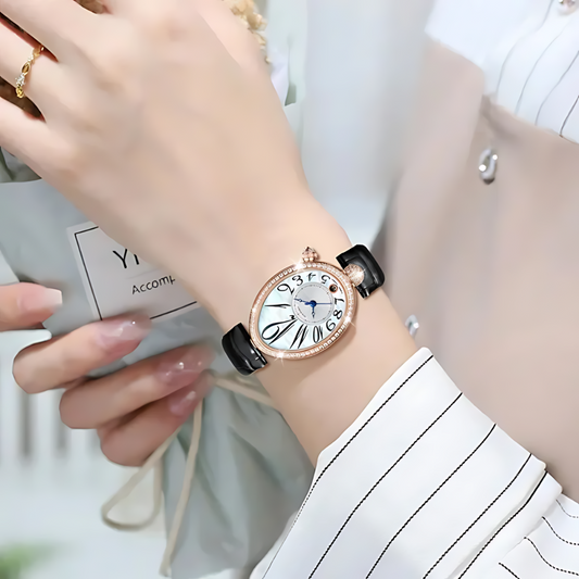 Lady Jarada Oval Mother of Pearl watch