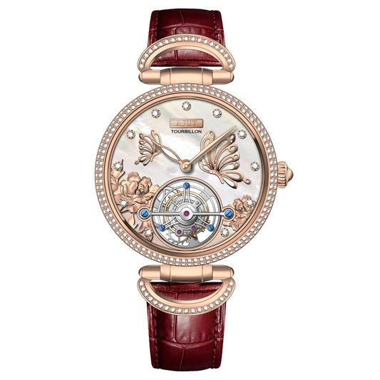 Jarada Lady Hand Winding Tourbillon Movement watch
