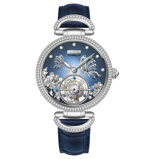 Jarada Lady Hand Winding Tourbillon Movement watch